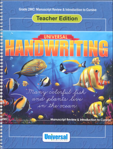 Manuscript Review & Intro Cursive-Grade 2MC Teacher Edition (2022)
