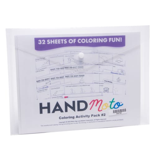 HandMoto Coloring Activity Pack #2