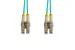 0.6m LC-LC OM4 Corning Multimode Duplex 50/125 UPC Fiber Optic Cable