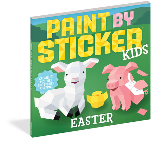 Paint By Sticker Kids: Easter - Create 10 Sticker Art Pictures
