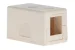 Keystone Surface Mount Box, 1 Port, Ivory