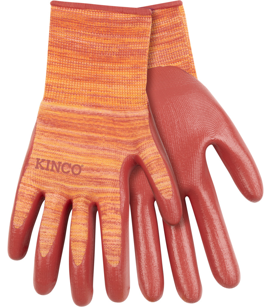 Women&rsquo;s Polyester Knit Shell & Nitrile Palm, Purple, large image number 0