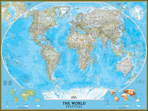 World Puzzle - 1000 piece (National Geographic)