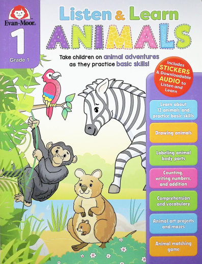 Listen & Learn Animals - Grade 1