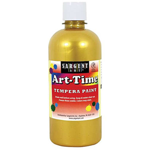 Metallic Tempera Paint 16 oz. Gold
