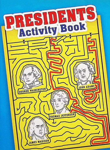 Presidents Activity Book