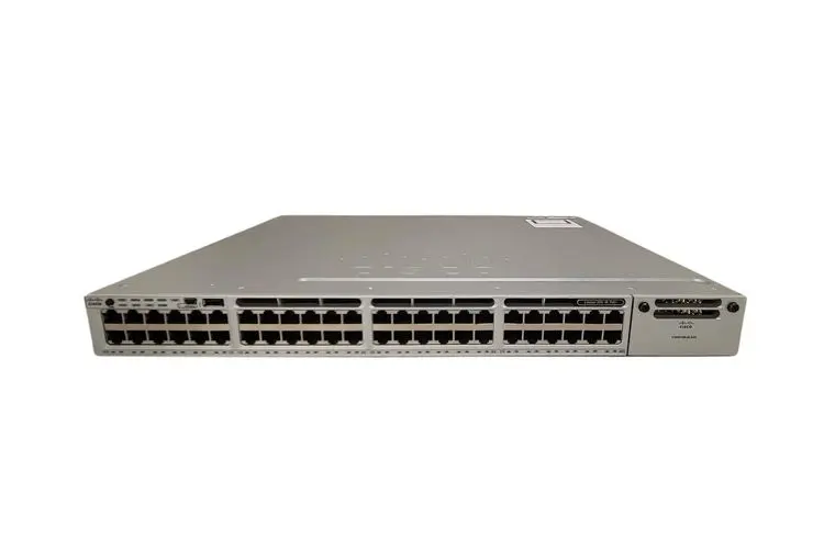 Cisco Catalyst 3850 Series Switch, 48 Port, PoE+, LAN Base, WS-C3850-48P-L,  Refurbished, Original