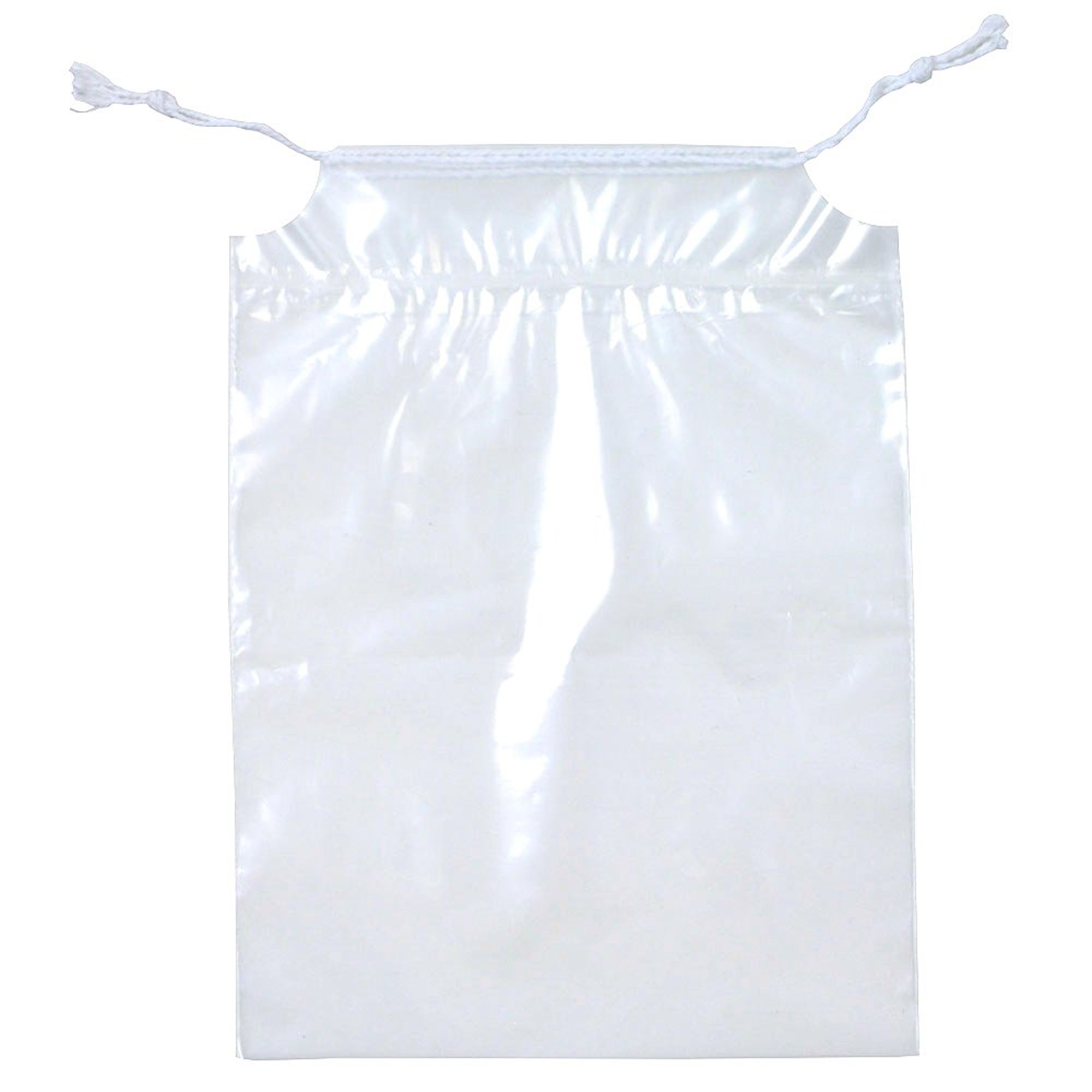 LK Polyethylene Pull-Tite Drawstring Bag, 2 Mil, 12 x 18 Inch MK 1083842