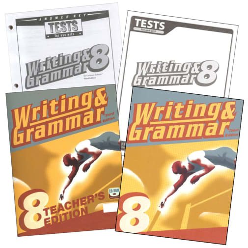BJU Press Writing/Grammar 8 Home School Kit 3rd Edition