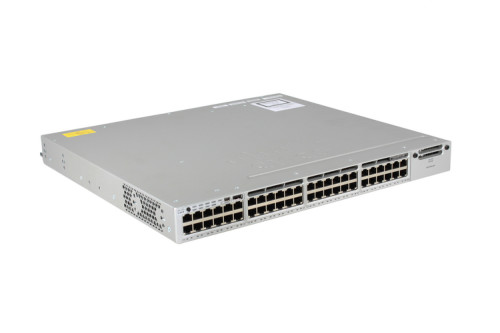 Image of Cisco Catalyst 3850 48 Port Full PoE IP Base Refurbished Switch