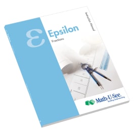 Epslion Math Math-U-See Epsilon Instruction Manual