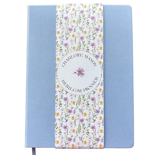 Undated Charlotte Mason Heirloom Planner - Cornflower Blue