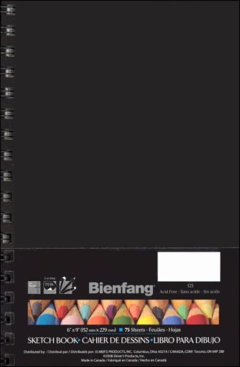 Sketch Book 6" x 9", 75 Sheets