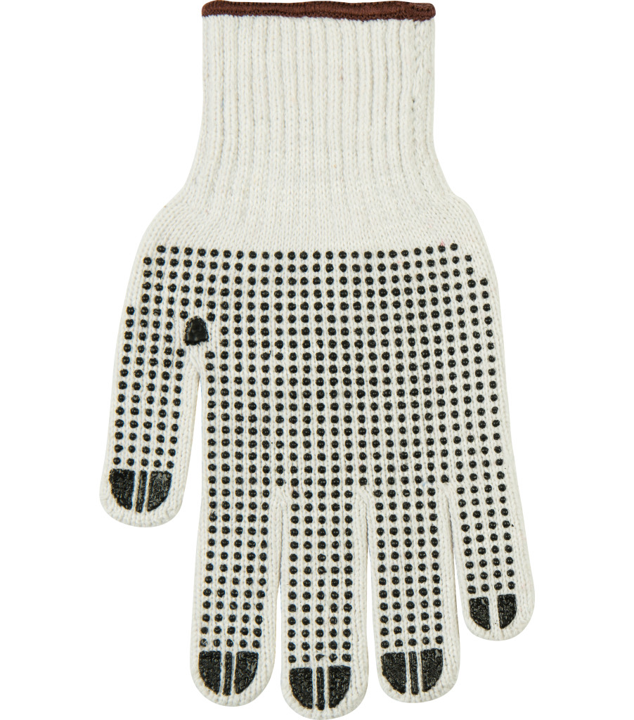 String Knit with PVC Dots, White, large image number 1
