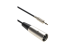 Audio Cable XLR3 Male to 3.5mm Mono Male, Black, 25Ft