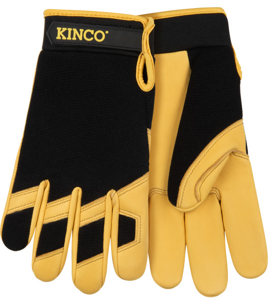 KincoPro&trade; Premium Grain Deerskin & Synthetic Hybrid with Pull-Strap
