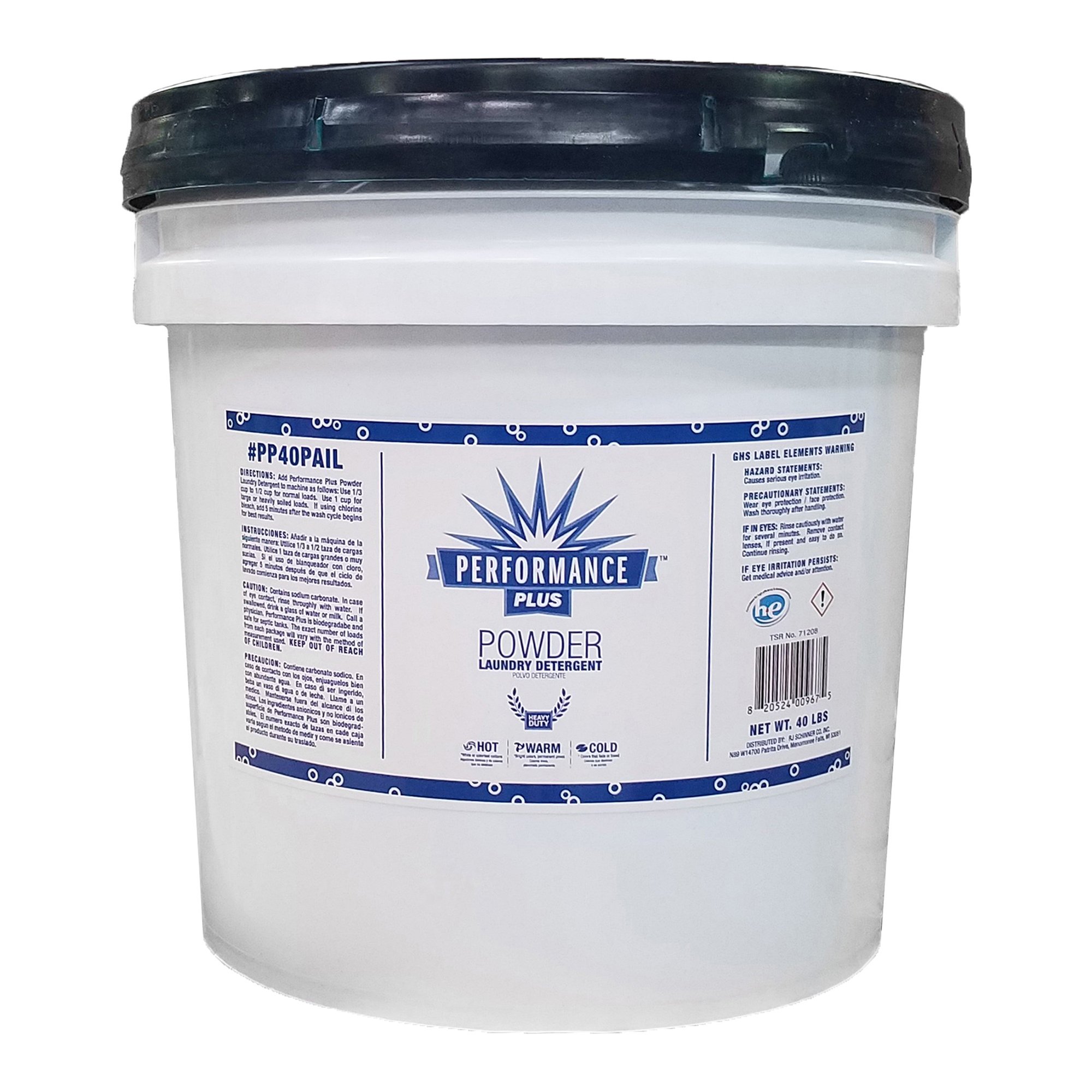 Laundry Detergent Performance Plus 40 lbs. Pail Powder Scented MK 1152364