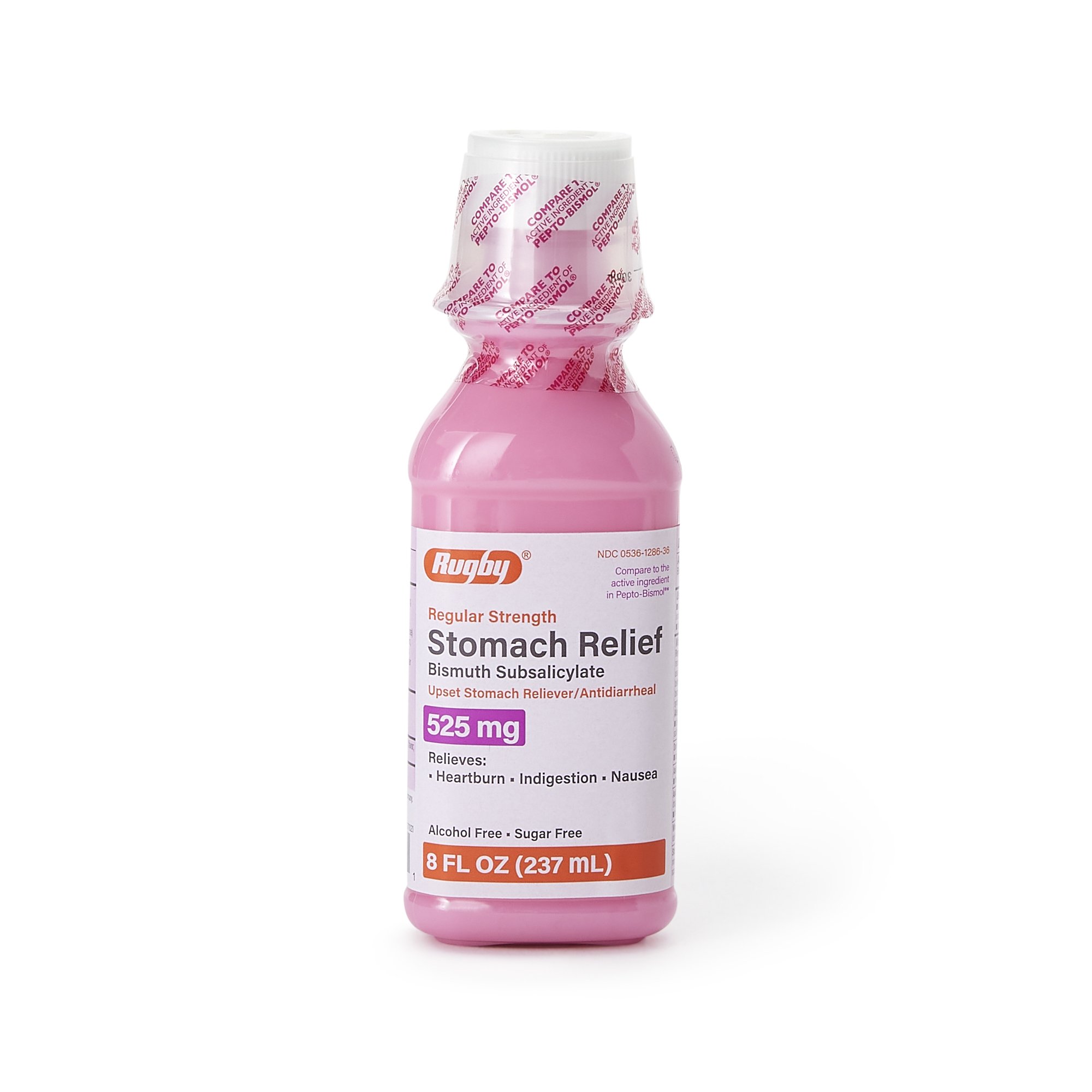 Rugby Bismuth Subsalicylate Anti-Diarrheal, 8-ounce Bottle MK 1178881