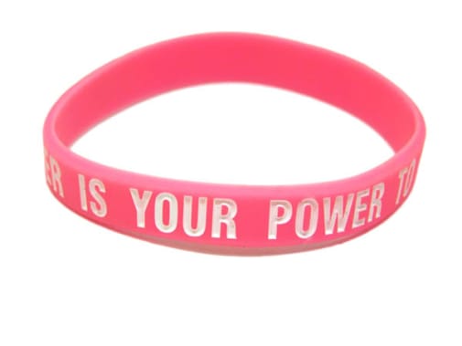 Your Greatest Power Is Your Power to Choose Bracelet - Pink Child Size