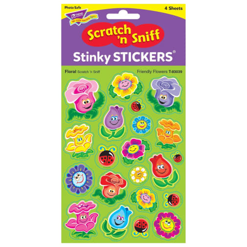 Stinky Stickers - Friendly Flowers (Floral)