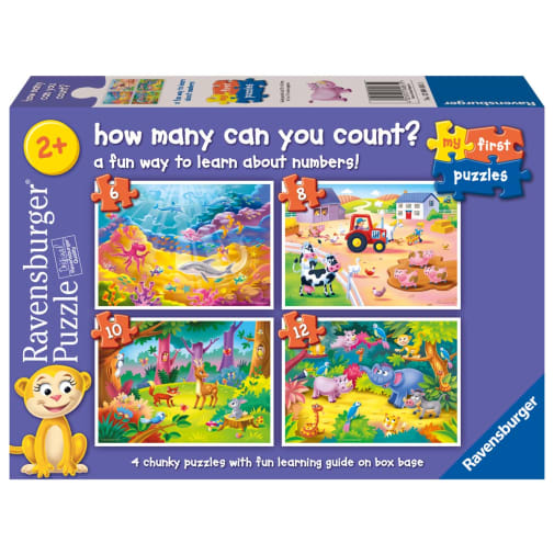 My First Puzzle: How Many Can You Count? (6,8,10,12 Pieces)