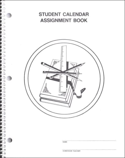 Elementary Non-Dated Assignment Book