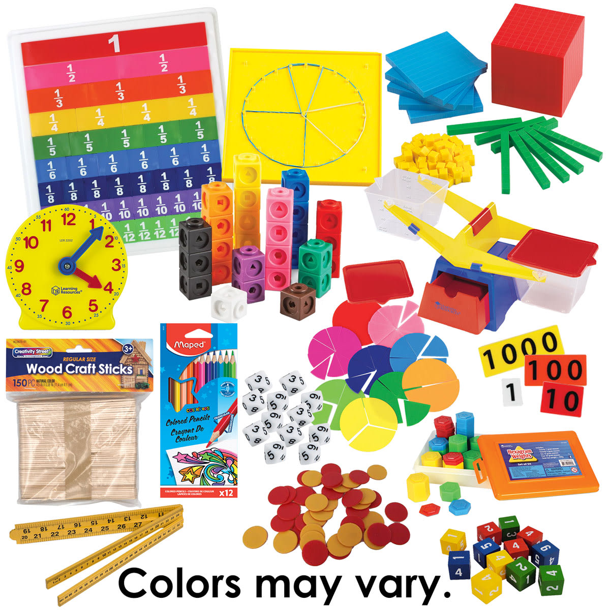 Math in Focus 2020 Grade 3 Manipulative Kit