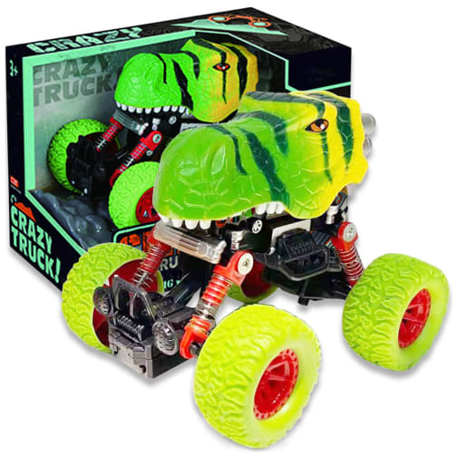Pull Back Dinosaur Truck - Jurassic Green