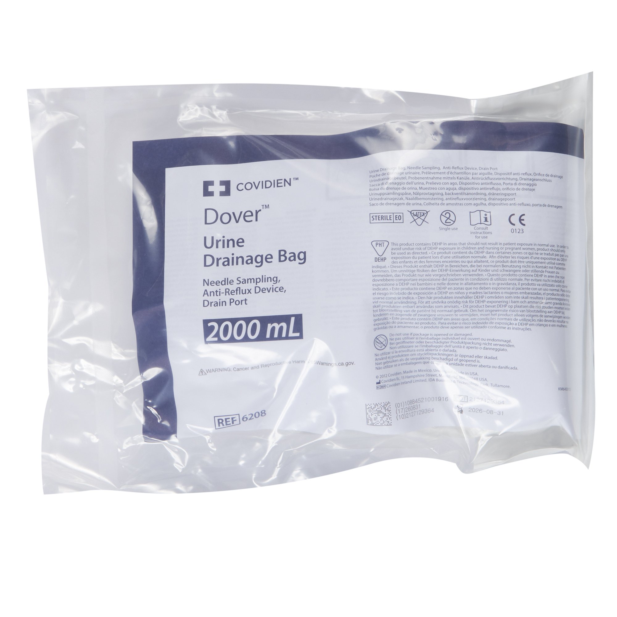 Dover Mono-Flo Urinary Drain Bag, Needle Port MK 10132