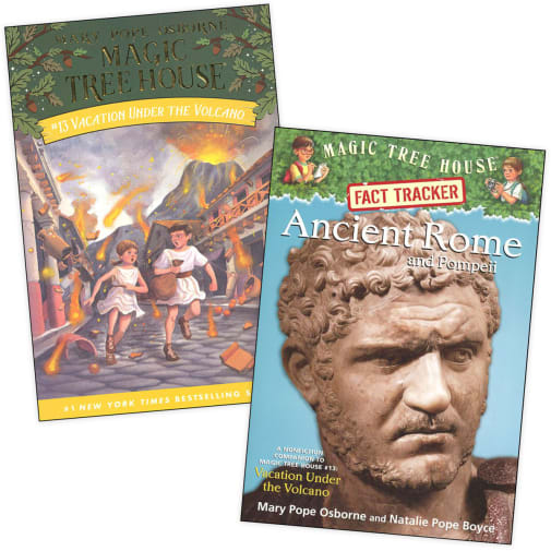 Magic Tree House Vaction Under Volcano with Fact Tracker