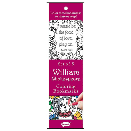 William Shakespeare Colormark (set of 5)
