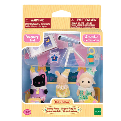 Nursery Friends - Sleepover Party Trio (Calico Critters)