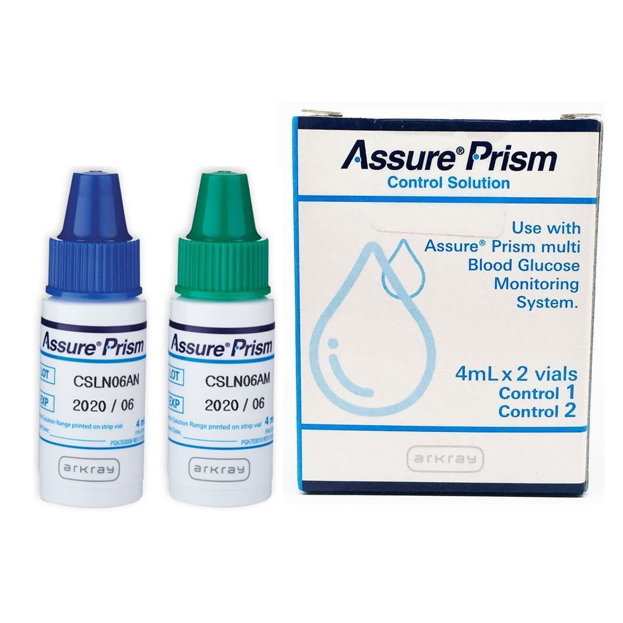 Assure Prism Control Blood Glucose Test, 2 Levels MK 971974