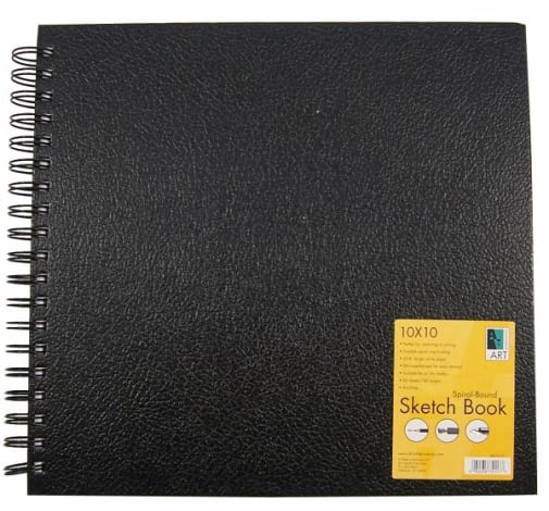 Sketch Book Spiral-Bound 10"x10"