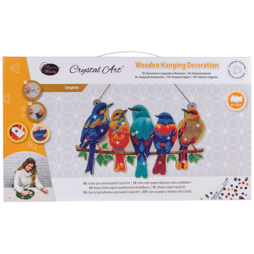 Crystal Art Deco Kit: Hanging Songbirds