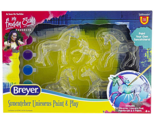 Breyer Suncatcher Unicorns Paint & Play