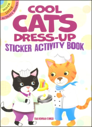 Cool Cats Dress-Up Sticker Activity Book