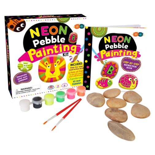 Neon Pebble Painting Kit
