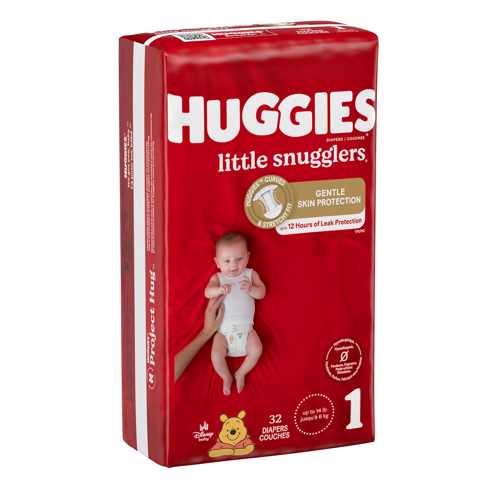 Huggies Little Snugglers Diaper, Size 1 MK 1128672
