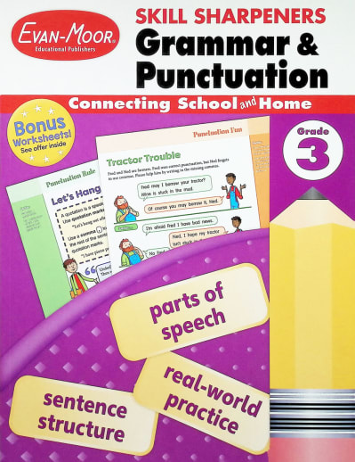 Skill Sharpeners: Grammar & Punctuation - Grade 3