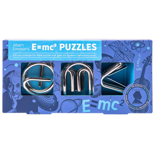E=mc2 Wire Puzzles