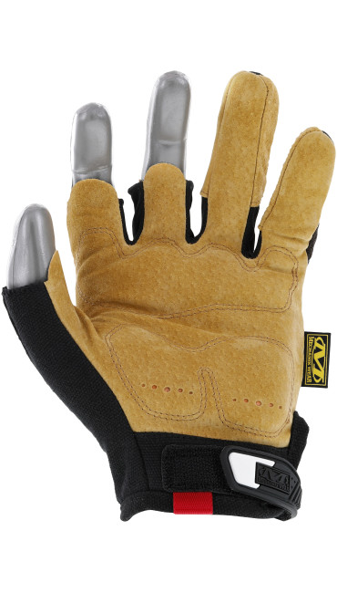 Leather M-Pact® Fingerless Framer, Brun, large