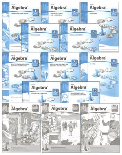 Key to Algebra complete set workbooks + keys