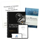 Essentials in Literature Level 8 Bundle (Textbook, Teacher Handbook, Novel, and Online Video Access)