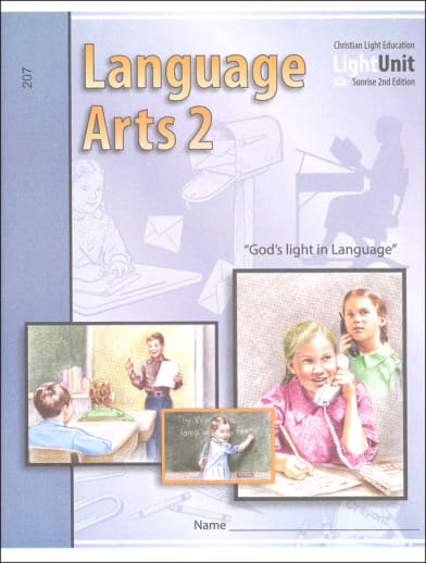 Language Arts LightUnit 207 Sunrise 2nd Edition