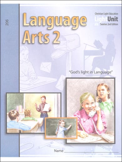 Language Arts LightUnit 206 Sunrise 2nd Edition