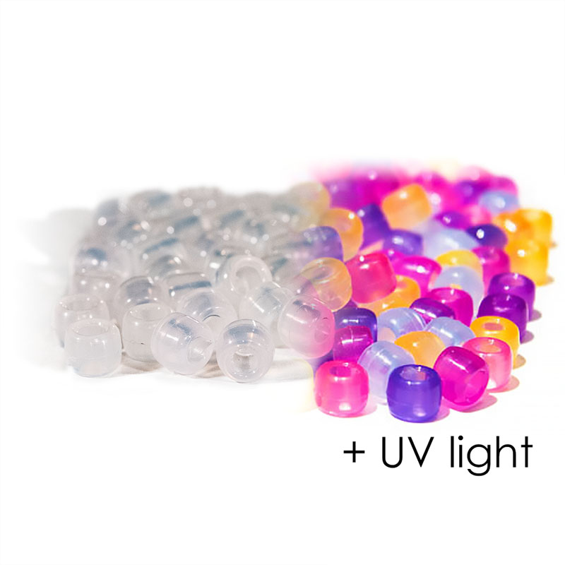 UV Beads, Multi Colored (50 pack)