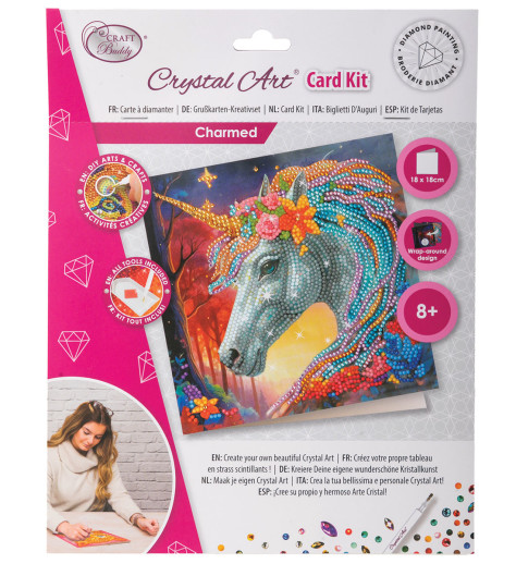 Crystal Art Card Kit: Charmed