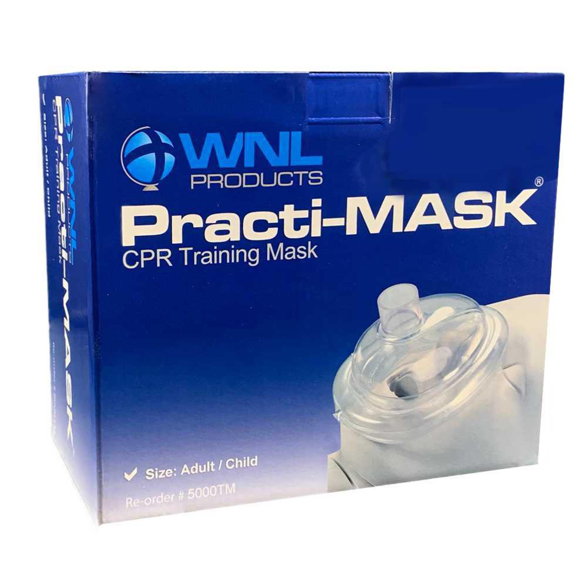 CPR Trainer with Training Valve Combo Practi-MASK Adult / Child MK 1070992