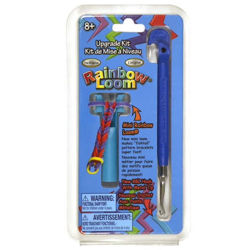 Rainbow Loom Upgrade Kit - Blue Metal Hook